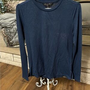 Banana Republic  Deep Blue Long Sleeve Tee